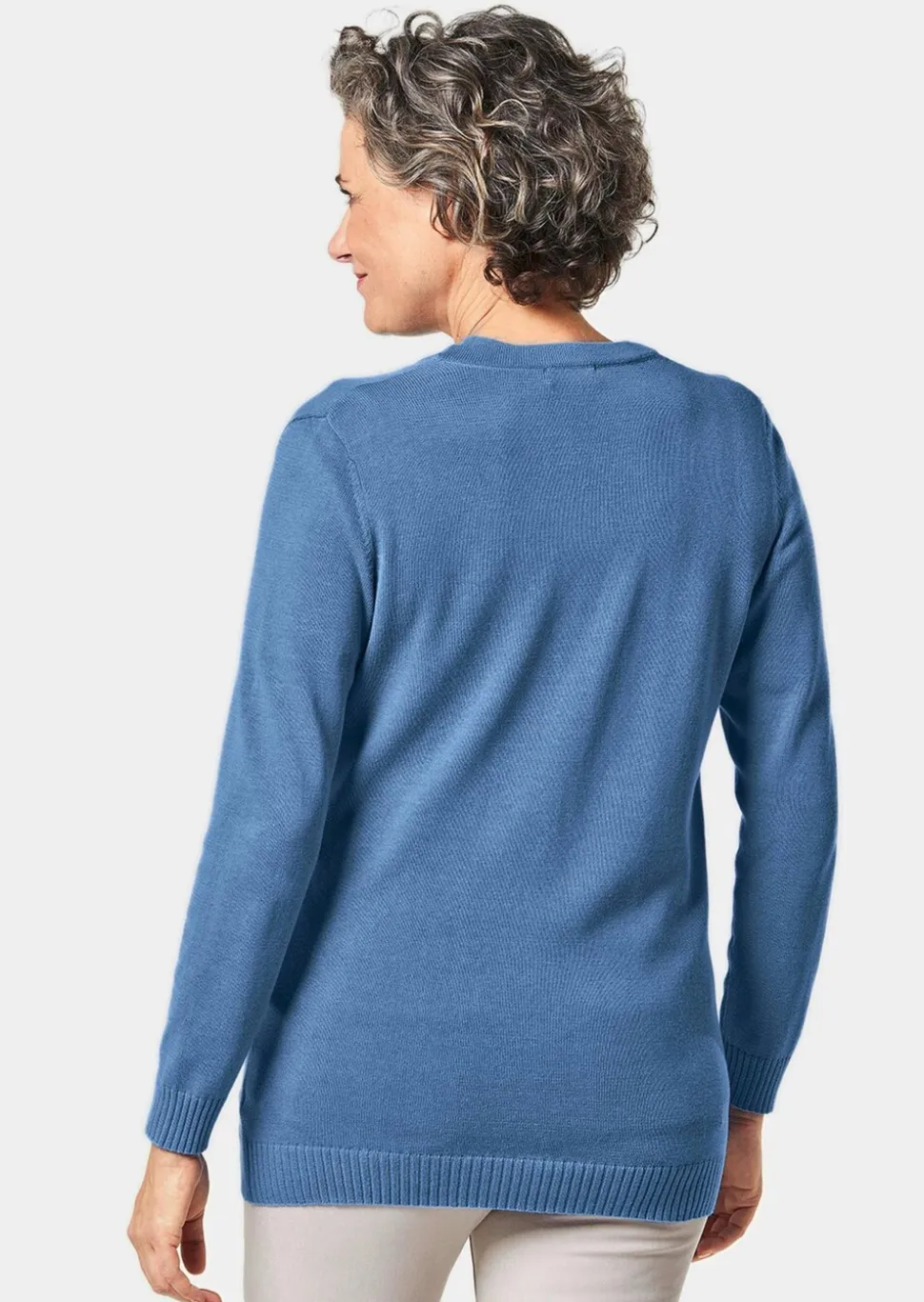 Klassisches Stricktwinset