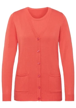 Klassisches Stricktwinset