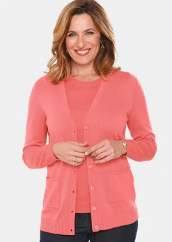 Klassisches Stricktwinset
