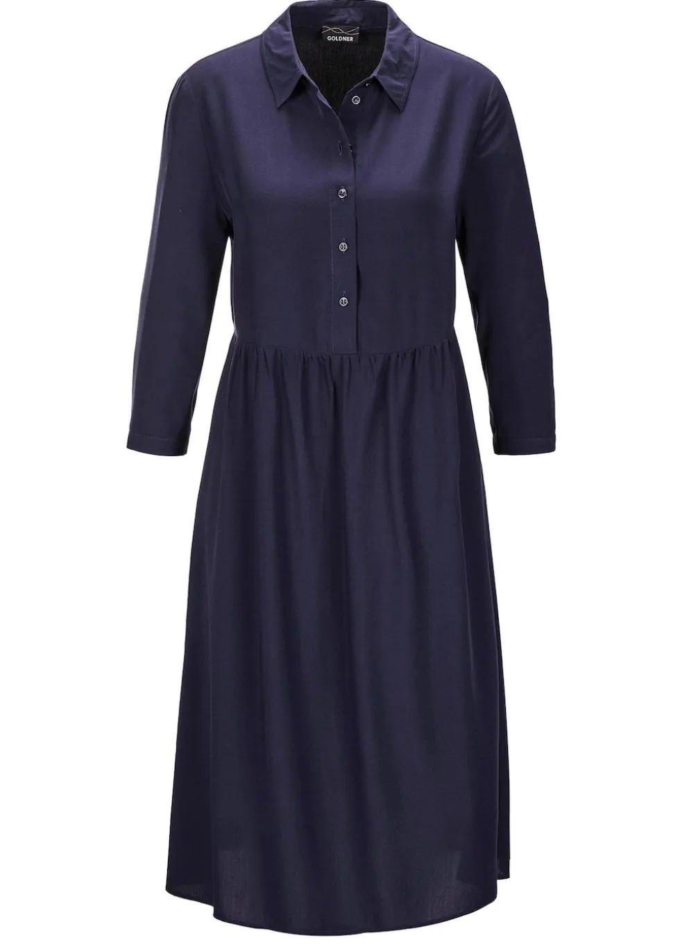 Kleid in Hemdblusenform