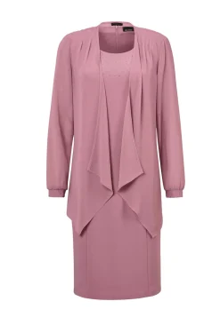 Kleid mit feinem Chiffonjäckchen