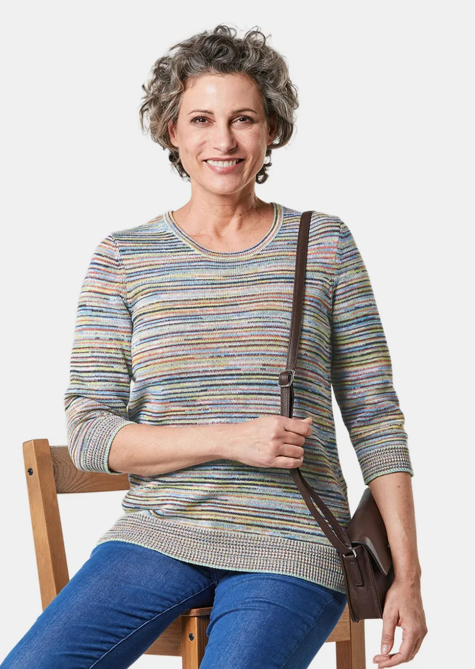 Kombistarker Multicolor-Ringelpullover