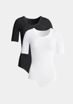 Kurzarm-Body im 2er-Pack