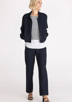 Kurzer Blouson mit Gummibündchen