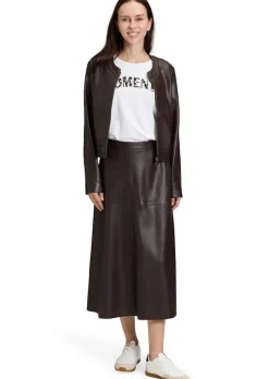 Kurzjacke aus weichem Lederimitat