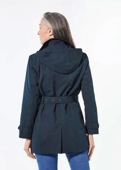 Kurzmantel im Trenchcoat-Stil