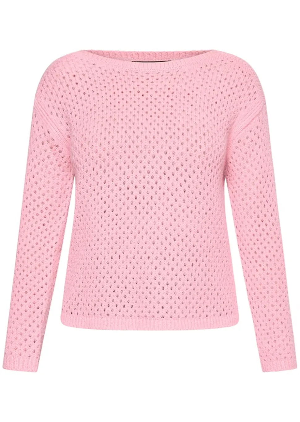Kuscheliger Ajourpullover mit Lochmuster
