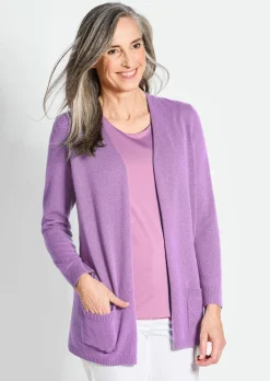 Kuschelweiche Kaschmir-Strickjacke