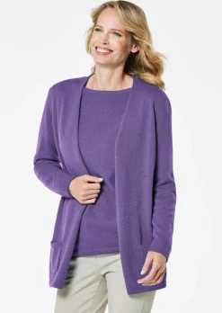 Kuschelweiche Kaschmir-Strickjacke
