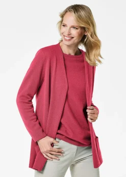 Kuschelweiche Kaschmir-Strickjacke