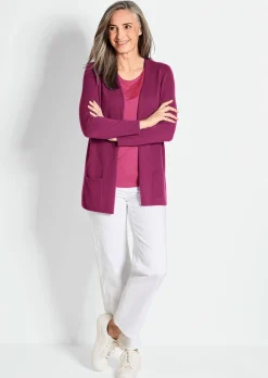 Kuschelweiche Kaschmir-Strickjacke