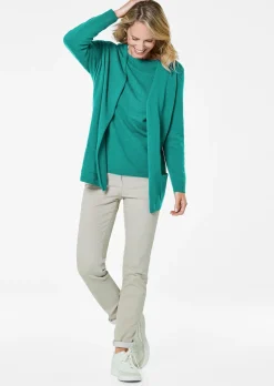 Kuschelweiche Kaschmir-Strickjacke