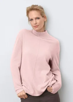 Kuschelweicher Kaschmirpullover mit Kragen