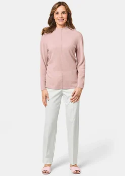 Kuschelweicher Kaschmirpullover mit Kragen