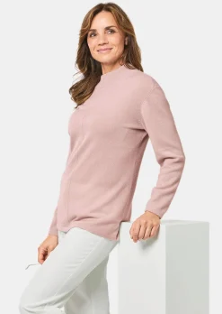 Kuschelweicher Kaschmirpullover mit Kragen