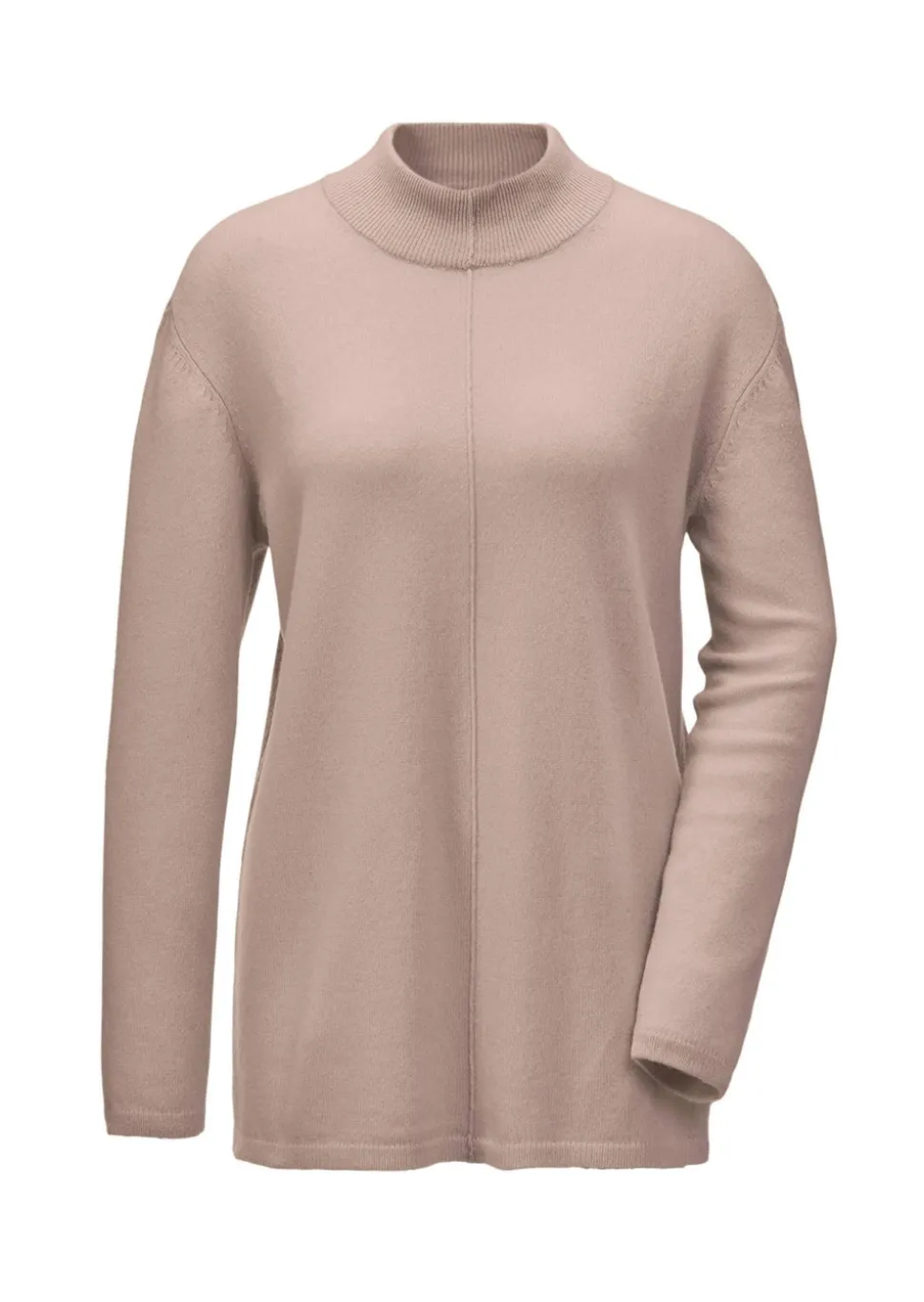 Kuschelweicher Kaschmirpullover mit Kragen