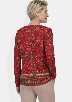 Langarmshirt mit Paisleymuster