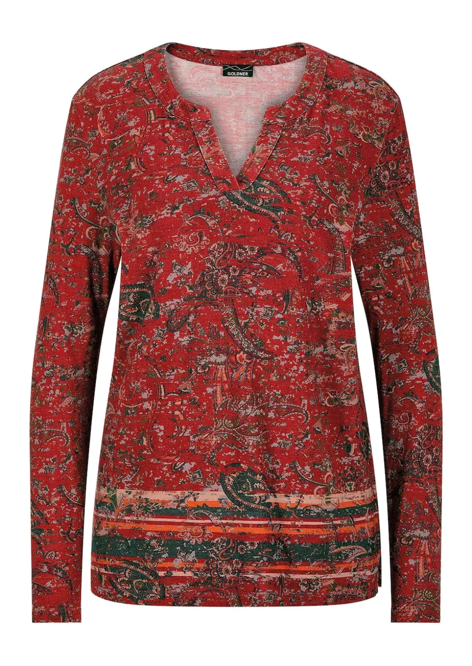 Langarmshirt mit Paisleymuster