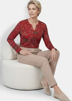 Langarmshirt mit Paisleymuster