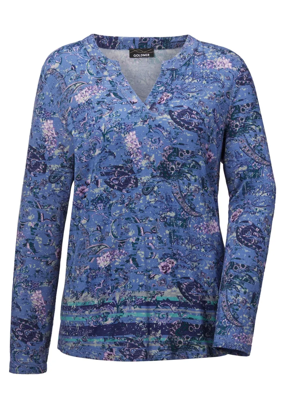 Langarmshirt mit Paisleymuster