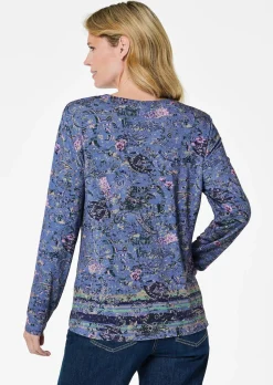 Langarmshirt mit Paisleymuster