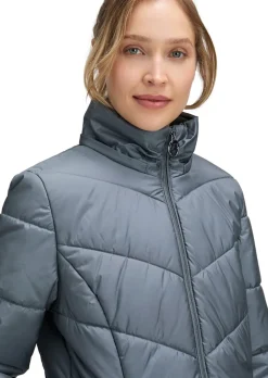 Lange Outdoorjacke mit 2-Wege-Reißverschluss