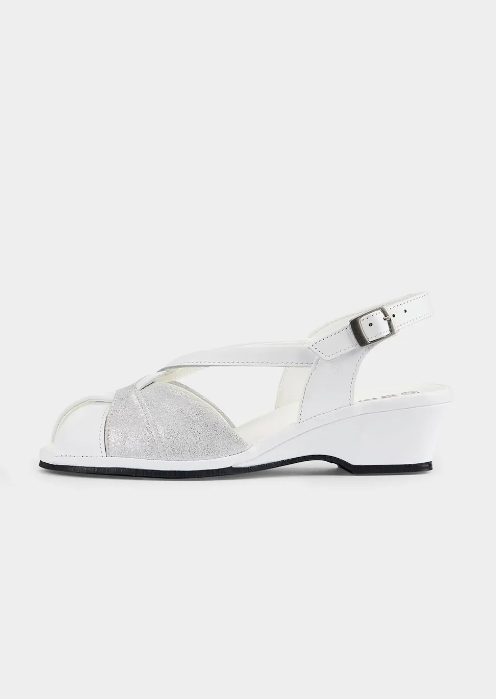 Leder-Sandalen mit Fersenriemchen