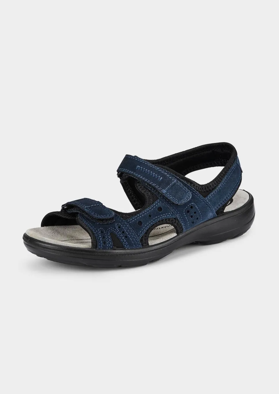 Leder-Sandalen mit Klettverschluss