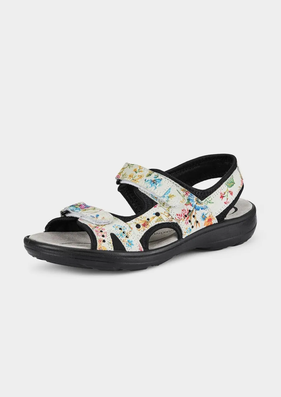 Leder-Sandalen mit Klettverschluss