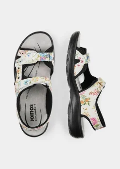 Leder-Sandalen mit Klettverschluss