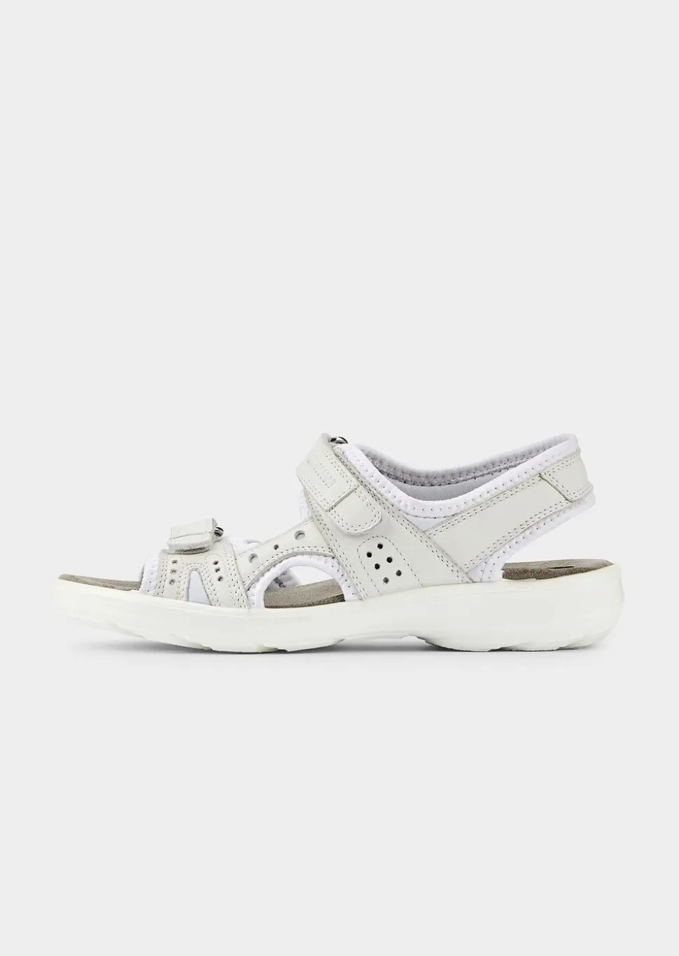 Leder-Sandalen mit Klettverschluss