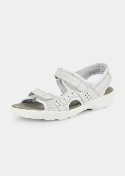 Leder-Sandalen mit Klettverschluss