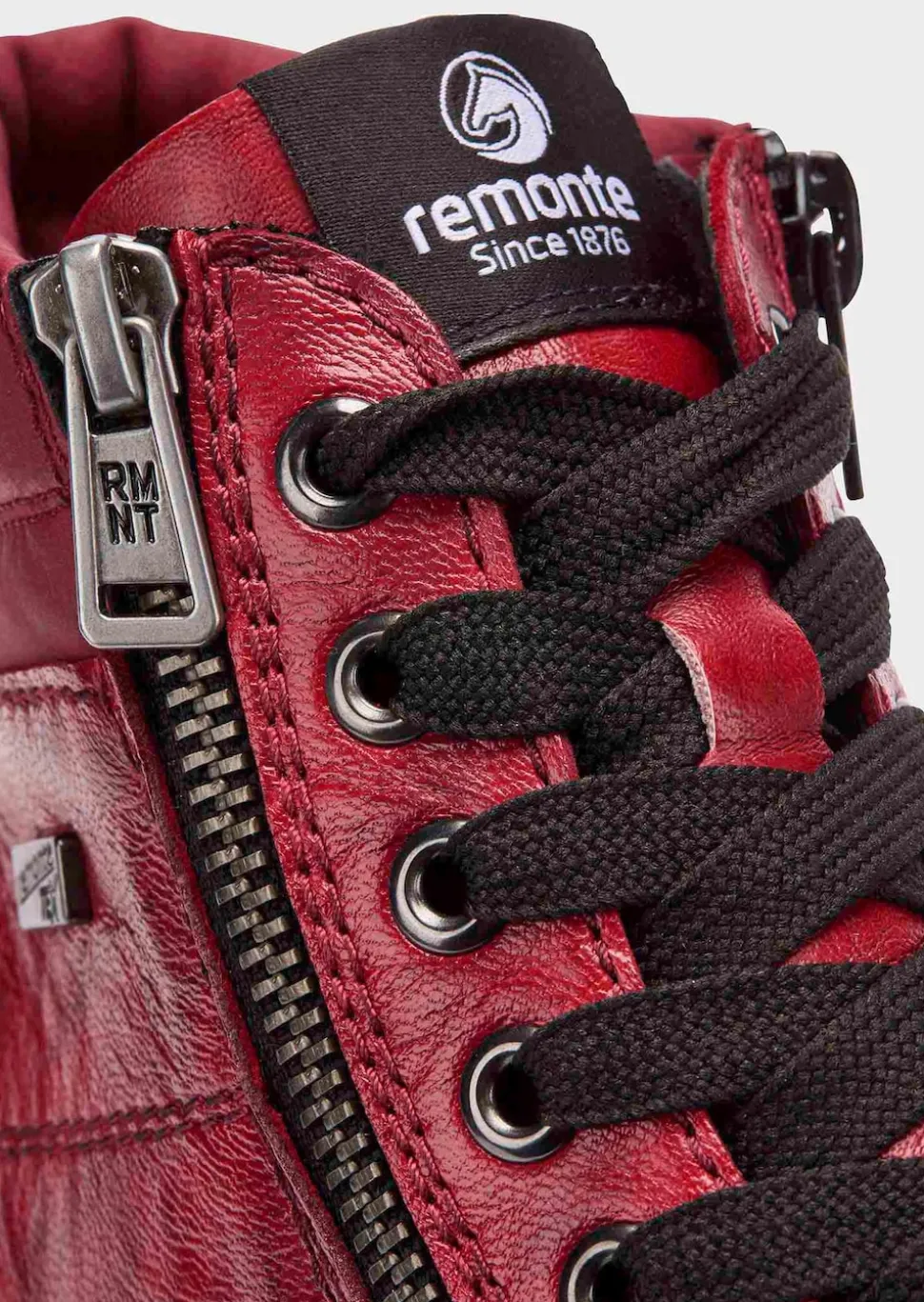 Lederschuhe mit Reißverschluss