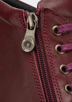 Lederschuhe mit Reißverschluss