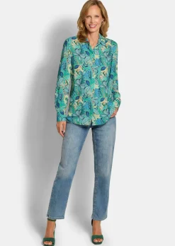 Legere Bluse mit Hemdkragen