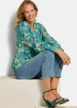 Legere Bluse mit Hemdkragen