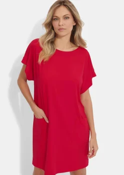 Legeres Strandkleid aus glatter Funktionsware