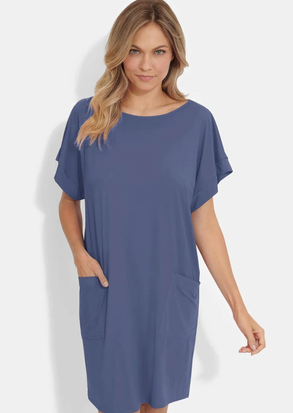 Legeres Strandkleid aus glatter Funktionsware