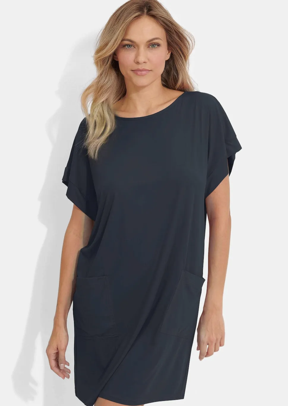 Legeres Strandkleid aus glatter Funktionsware