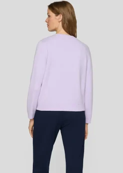 Legere Strickjacke mit Reißverschluss
