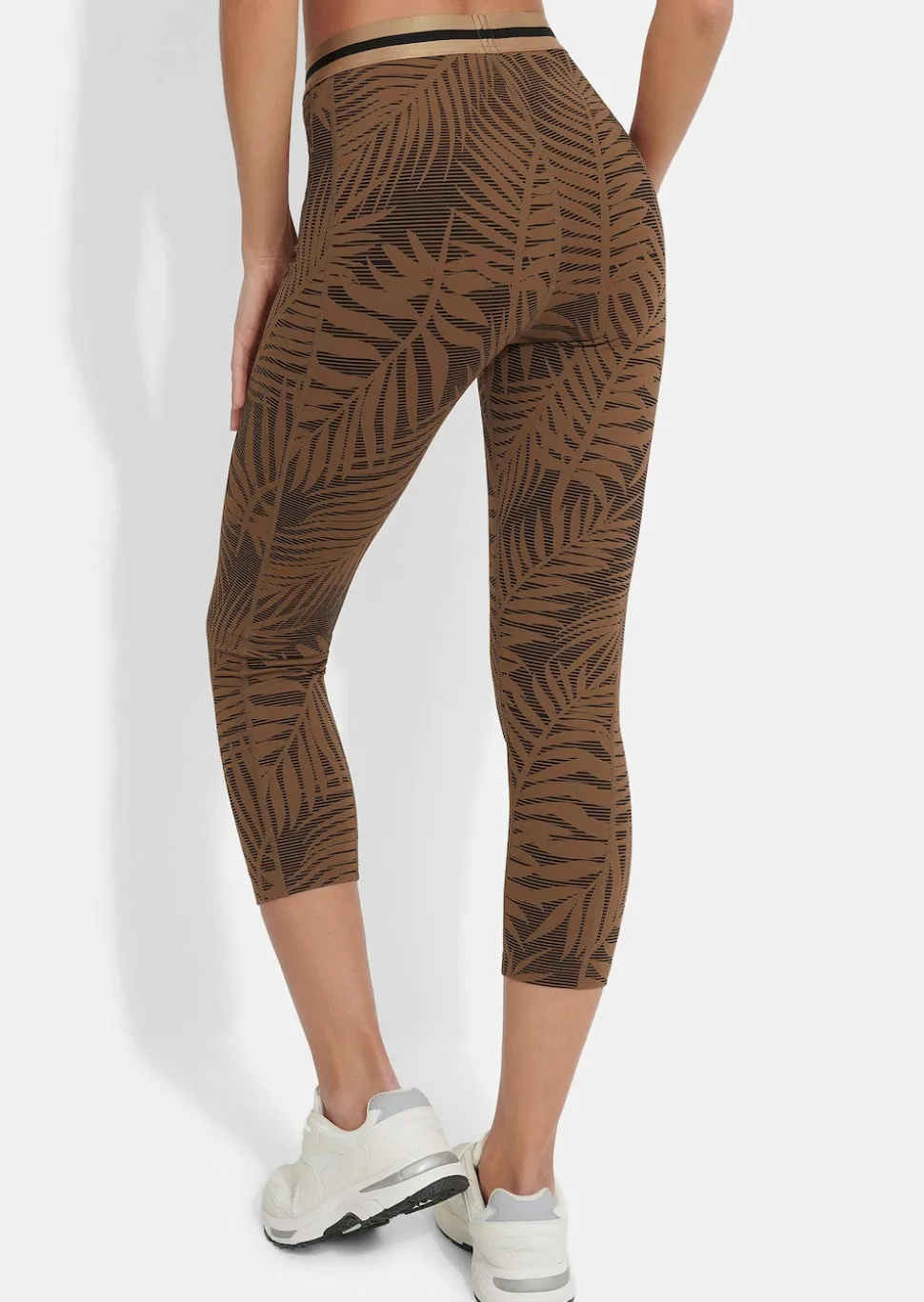 7/8-Leggings mit breitem Bund