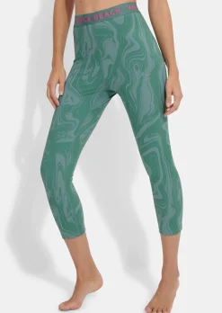 7/8-Leggings mit breitem Bund