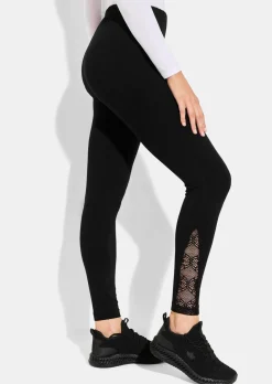 Leggings mit Spitze