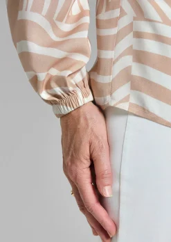 Leichte Bluse aus reiner Viskose