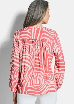 Leichte Bluse aus reiner Viskose