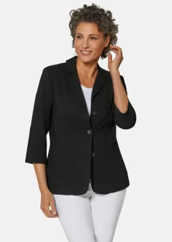 Leichte Blusenjacke in Seersucker-Qualität