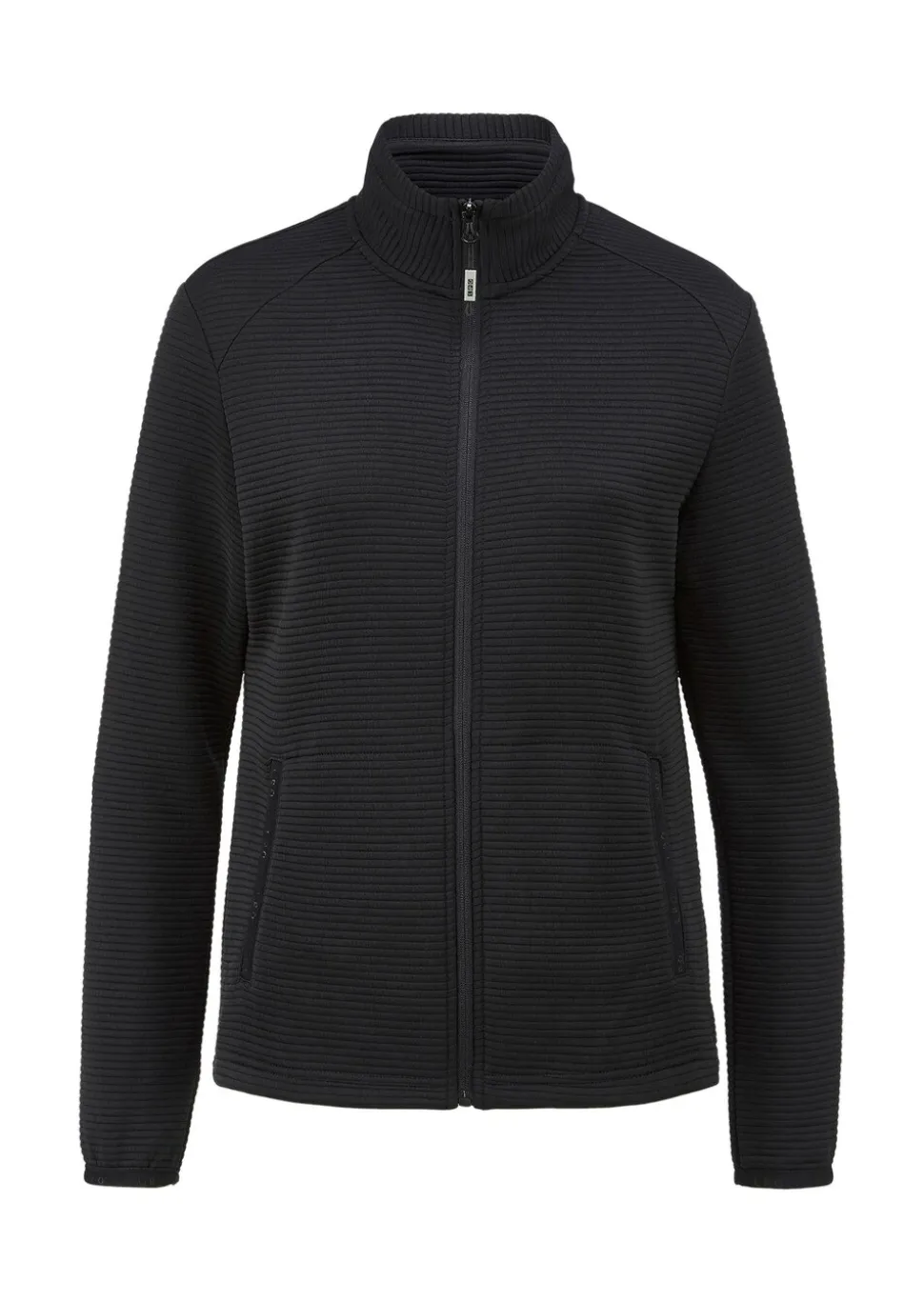 Leichte Freizeitjacke in Querrippenstruktur