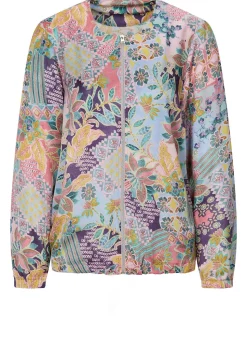 Leichter Blouson aus Viskose-Satin