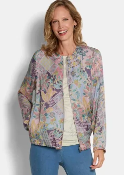 Leichter Blouson aus Viskose-Satin