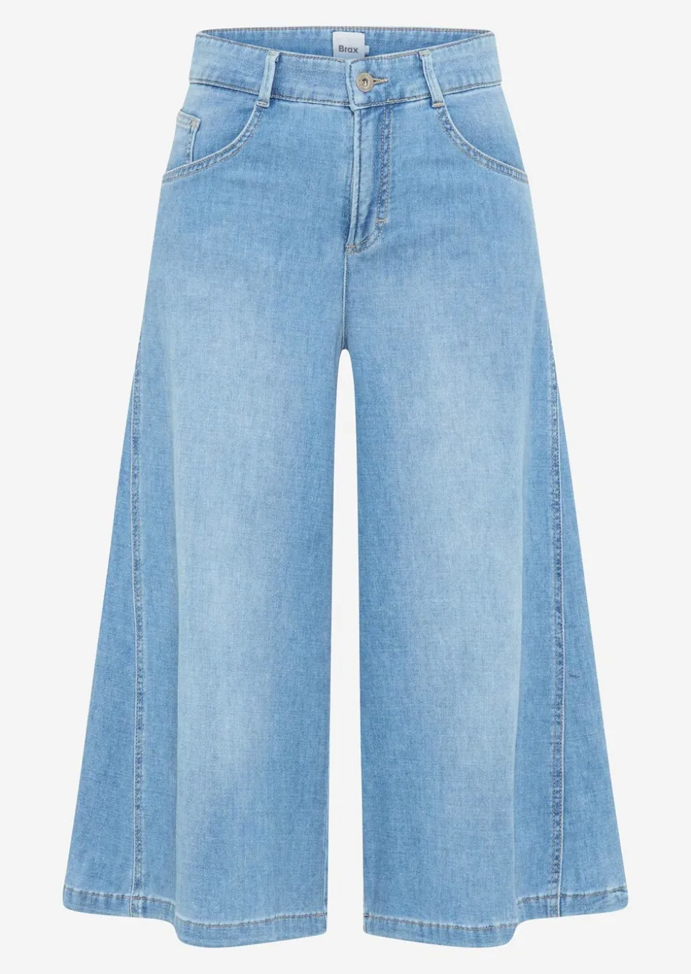 Leichter Hosenrock im Denim-Look